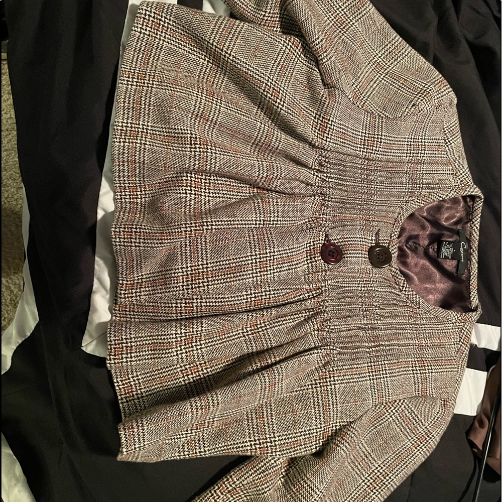 Womens tweed Blazer size Large